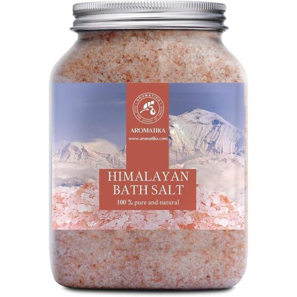 Himalayan Pink Crystal Salt - 46 Oz - 100% Pure & Natural - Good Sleep, Stress